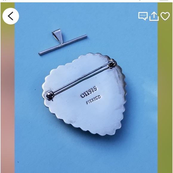 Beautiful sterling silver HEART - Picture 3 of 3